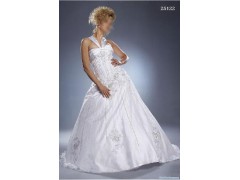 Sell High-quality Embroidery Gown, Silk Dress with Thick Satin图1