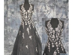 Sell Embroidery Gown , Silk Dress图1