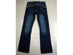 Sell fashion name brand true Jeans图1