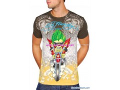 ED Hardy Men's Skeleton Biker图1