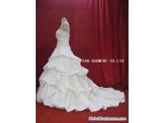 Beatiful Pleating taffeta Wedd图1