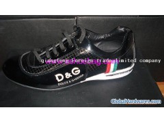 DOLCE GABBANA Men's black lea图1