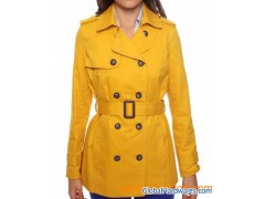belted trench coat图1