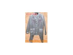 cheap Silk Pajama,printed and embroidered many colors mixed图1
