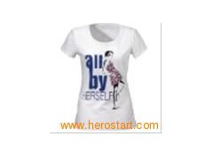 Ladies T-shirt / Women T-shirt /Ladies Tee / Woman T-shirt with printing图1