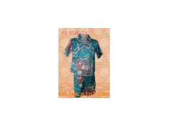 children's garments 2 pcs set printed satin图1