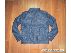 PU leather Men's jackets图1