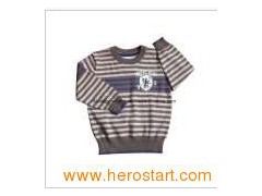 Boy′s Cool Striped Pullover Sweater (KX-B55)图1