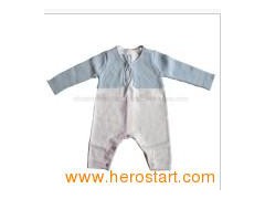 Infant′s Blue Twinset Romper (KX-B31)图1