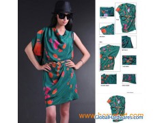 Pretty Flower Girl Silk Dress (A88204)图1