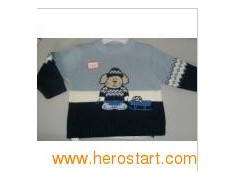 Baby′s Knitted Sweater, Pullover, Long Sleeve (SFY-A049)图1