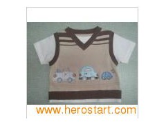 Baby′s Knitted Vest, Cotton Sweater (SFY-A118)图1
