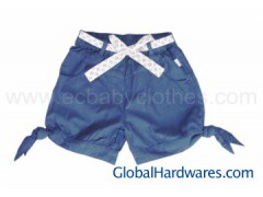 Girls' chambray mini shorts图1