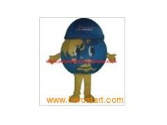 Earth Globe Mascot Costume图1