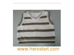 Baby′s Knitted Vest, Cotton Sweater (SFY-A113)图1