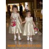 Satin Flower Girl Dress for Wedding (7023)