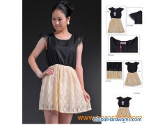 Shivering Ladies′ Beautiful Lace Dress (A88039)图1