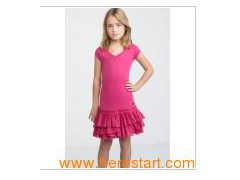 Gilrs Lovely Dresses With Brand图1