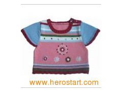 Baby′s Sleeve-Less Knitted Sweater (SFY-A110)图1