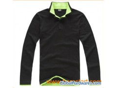 Black Polo Shirt (CW-LPS-4)图1