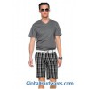 Officer Polo Shirt & Plaid Shorts