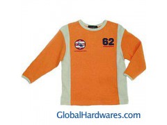 Boys crew neck L/S top with applique & emb图1