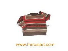 Baby′s Crew Neck Striped Sweater (KX-B69)图1