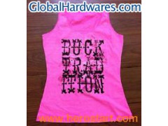 lady's vest t-shirt Tank Top cotton jersey图1
