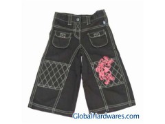Cancas shorts with embroidery图1