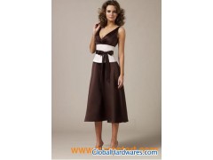 Fashion V-Neck Party Dress (SH-215)图1