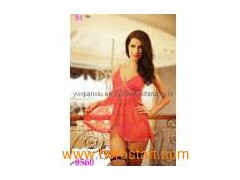 Sexy Red Babydoll Set (QX8560)图1