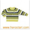 Kid′s Striped Long-Sleeve Sweater (KX-B58)