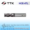 Super Micro Grain Carbide 4-Flute End Mill