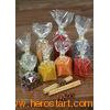 Snack Food OPP Square / Block Bottom Bags , Side Gusset Bag
