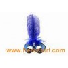 Christmas Ornament Ladies Funny Blue Feather Masquerade Mas