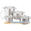 9 PCS Household Kitchen Steamer Pot Aluminum Cookware Set