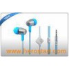 Handfree Metal Flat Cable in Ear Earphone with Mic for Ipho