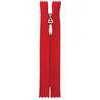Custom 6# Red Nylon Separating Invisible Zipper For Backbag