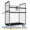 Custom Steel Roll Cage, Parcel Trolley With Elastic Rubber