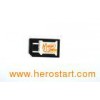 Micro Black Nano SIM Adapter For Normal Mobile Phone Plasti