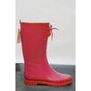 Dirty-resistant Women Red Rubber Half Rain Boots For Workin