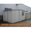 Sandwich Panel White Portable Emergency Shelter / Steel Fra