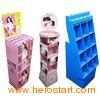 Cosmetic Retail Cardboard Floor Display , Boxes Style With