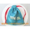 Blue Jewelry Drawstring Pouch Gift Packing , Proof Moisture