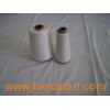 100% Raw White Virgin Polyester Spun Yarn , Automatic Cone