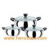 16CM, 18CM, 20CM 6 Piece Stainless Steel Cookware Sets with