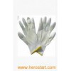 Flexible Dipping Working Knitted PU Coated Glove with White