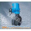CPVC butterfly valve, Wafer Connection Electrical Actuator