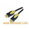 yellow/black HDMI Cables 1.4 golden-plated or ni-plated opt