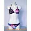 Women two piece swimwear assorted leopard color polyester s